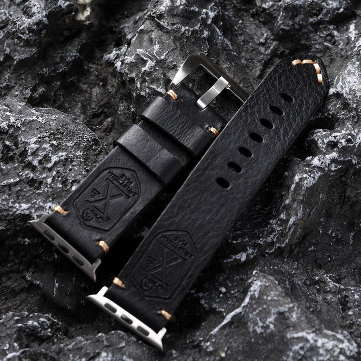 Luvikno | Håndlaget Vintage Skinn Apple Watch Band
