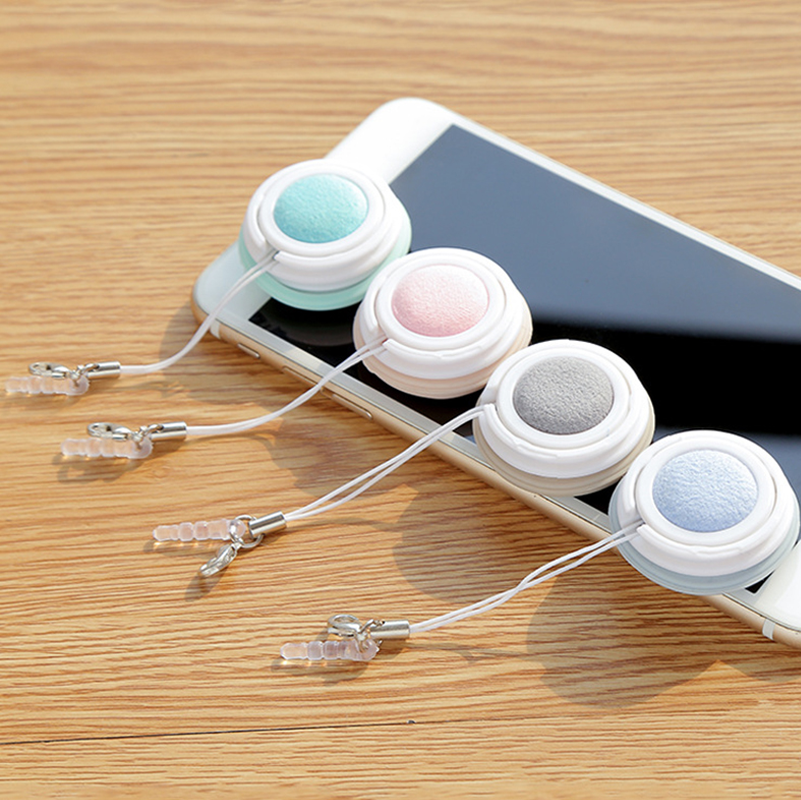 Macaron Mobiltelefon Skjermvasker Nøkkelring | Luvikno