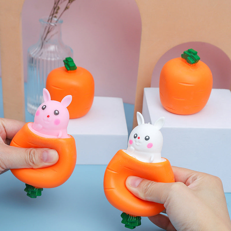 Squishy Toy Gulrot Dokke Luvikno
