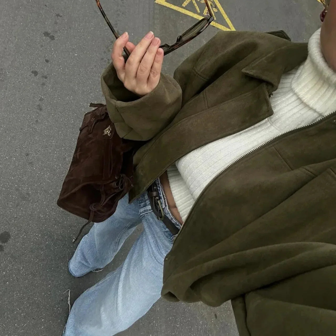 Luvik | Ylikoko takki - Pehmeä mokkivuori - Täysin vuorattu - Kaki