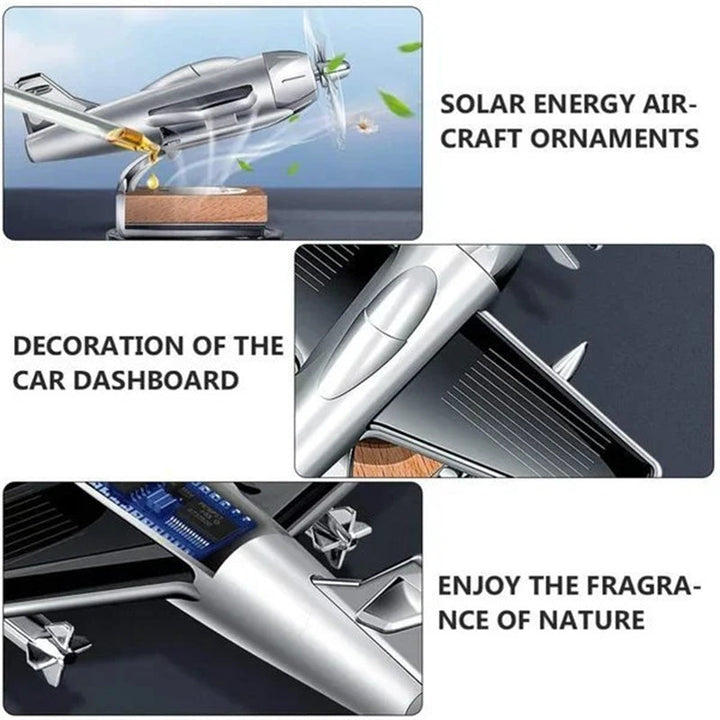 Solar Airplane Bil Aromaterapi | Luvikno