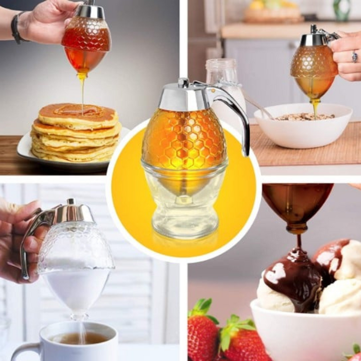 HoneySaver – Elegant og Praktisk Honningdispenser Luvikno