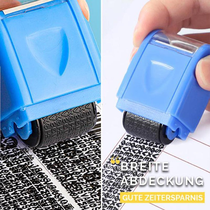 Identitets tyveri beskyttelse personvern segl roller stempel | Luvikno