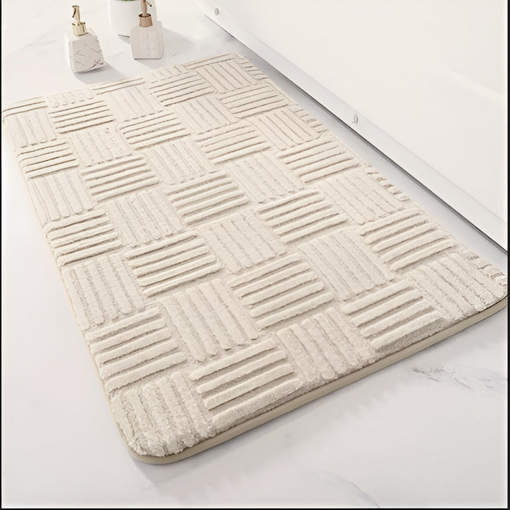 Luvikno | Vivid Grid Absorberende Bade Matte