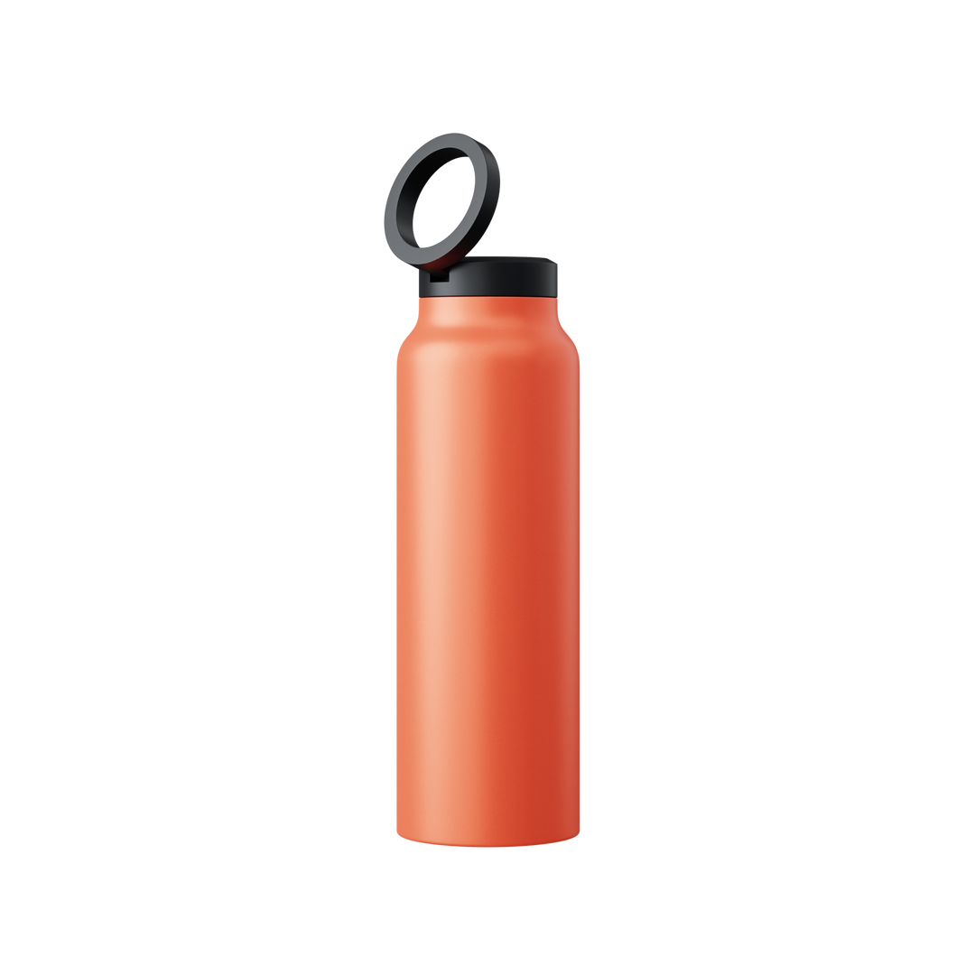 HydroSnap - Slim Waterflaske med Magnetisk Festing Luvikno