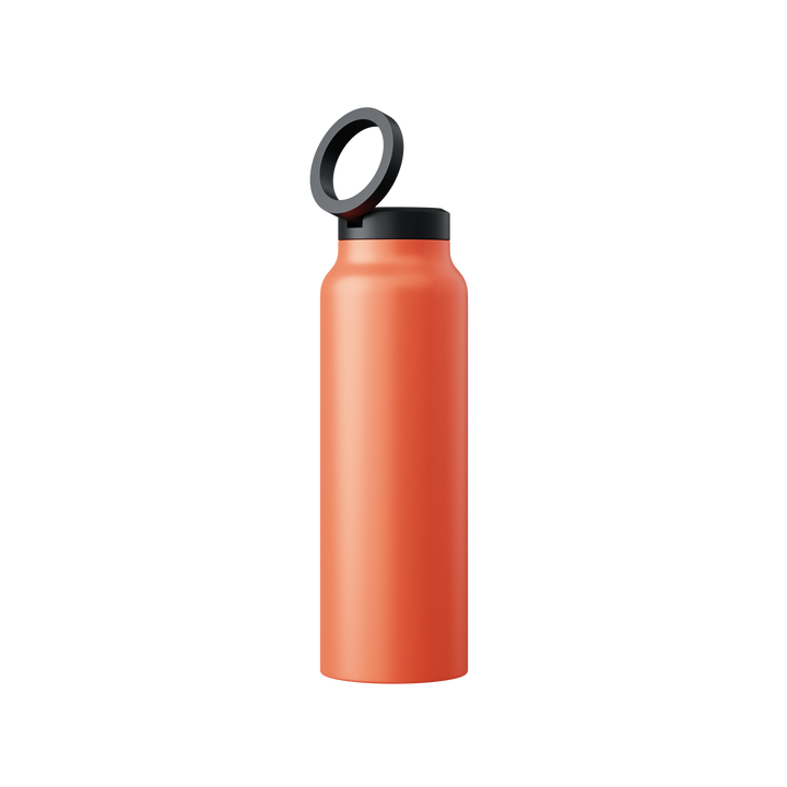 HydroSnap - Slim Waterflaske med Magnetisk Festing Luvikno