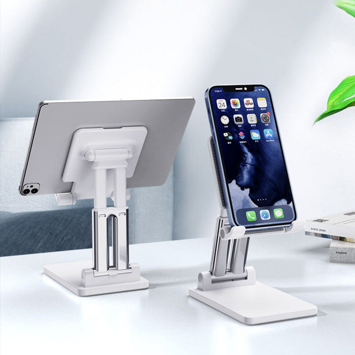 Luvikno | Justerbar Ergonomisk Sammenleggbar Tablet/Telefon Stativ