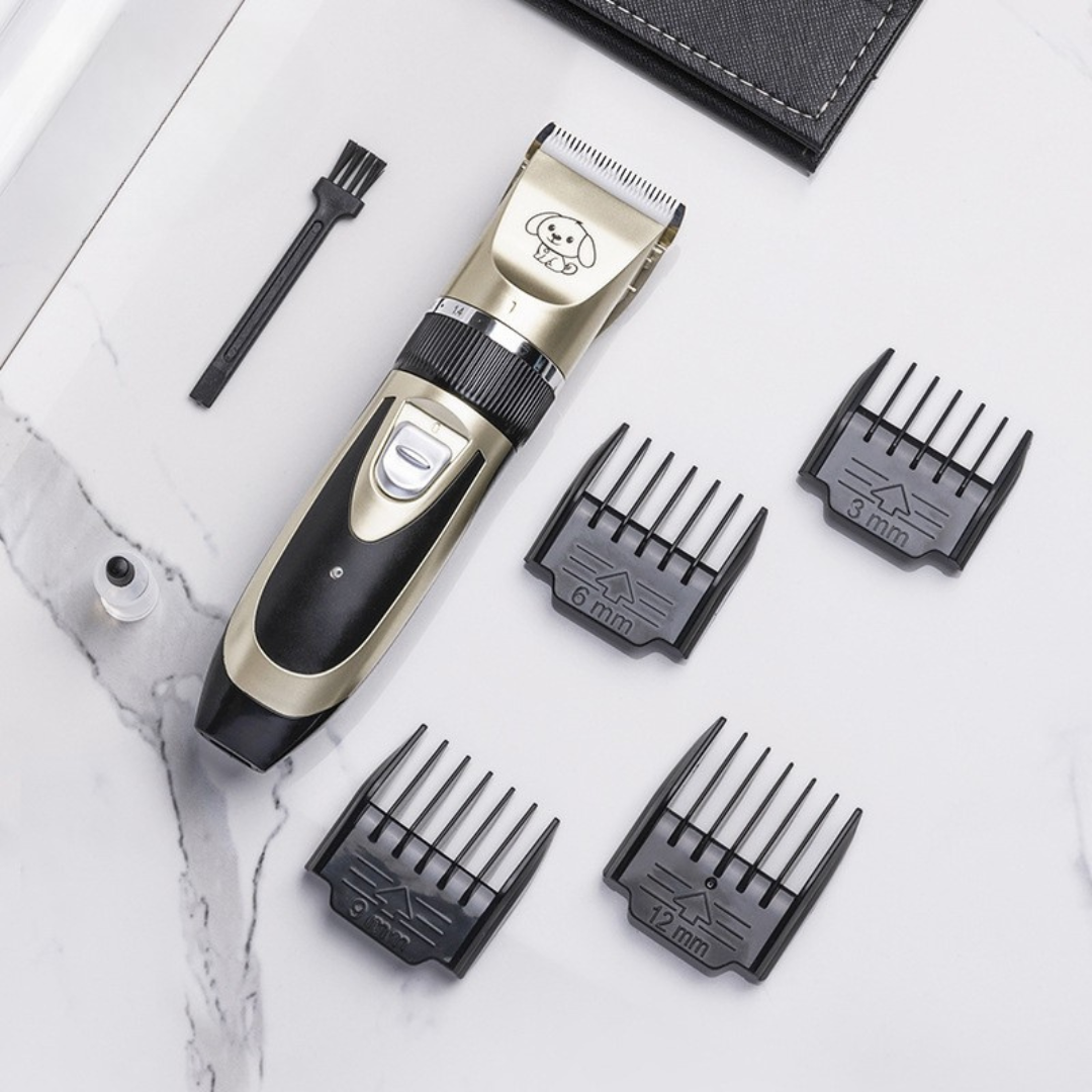 Silent Coat Trimmer sett for hunder Luvikno