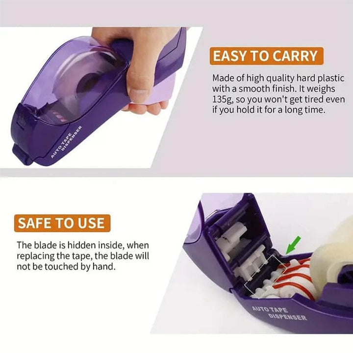 Automatisk tape dispenser, Alt-i-ett håndholdt tape kutter | Luvikno