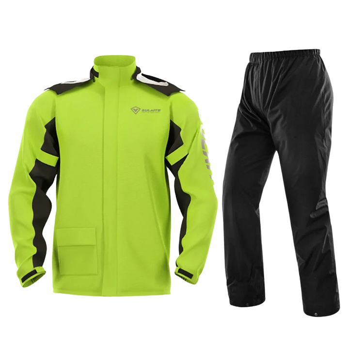 Luvik | Unisex Motorsykkel Regnjakke - vanntett og pustende - Lett design