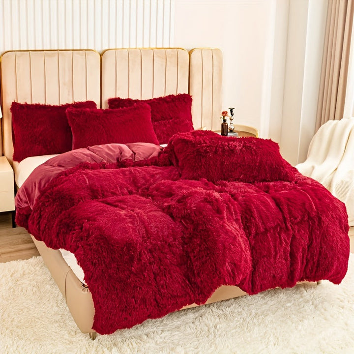 Luvikno | Ultra Soft Plush Duvet Cover Set with Zipper - Luksus & Komfort