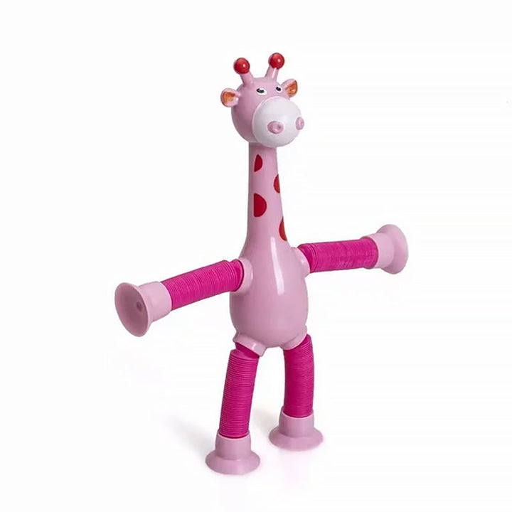 Teleskopisk Sugekop Giraff Leketøy | Luvikno