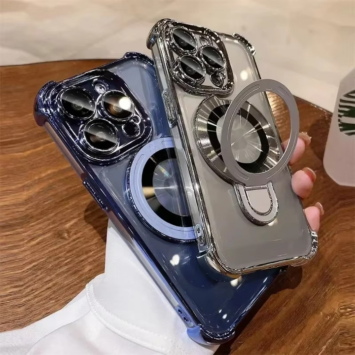 Premium magnetisk iPhone-deksel med MagSafe stativ og sjokkbeskyttelse Luvikno