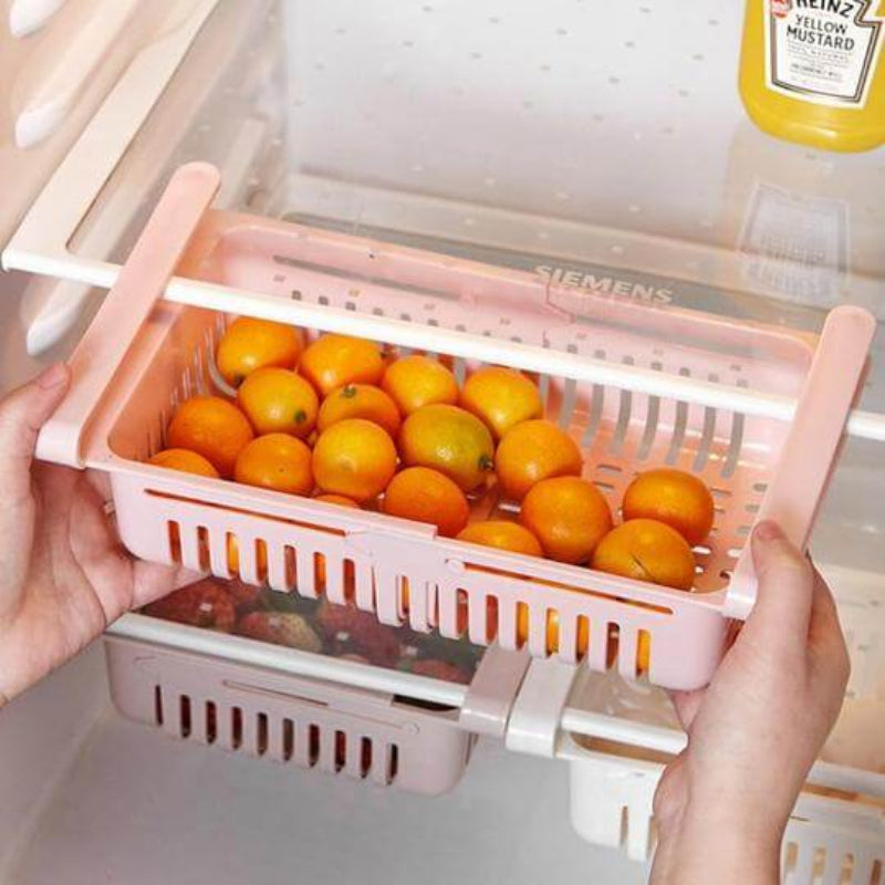 FridgeMaster Pro — Endelig orden og mer plass for favorittmaten din i kjøleskapet! (2 stk) | Luvikno