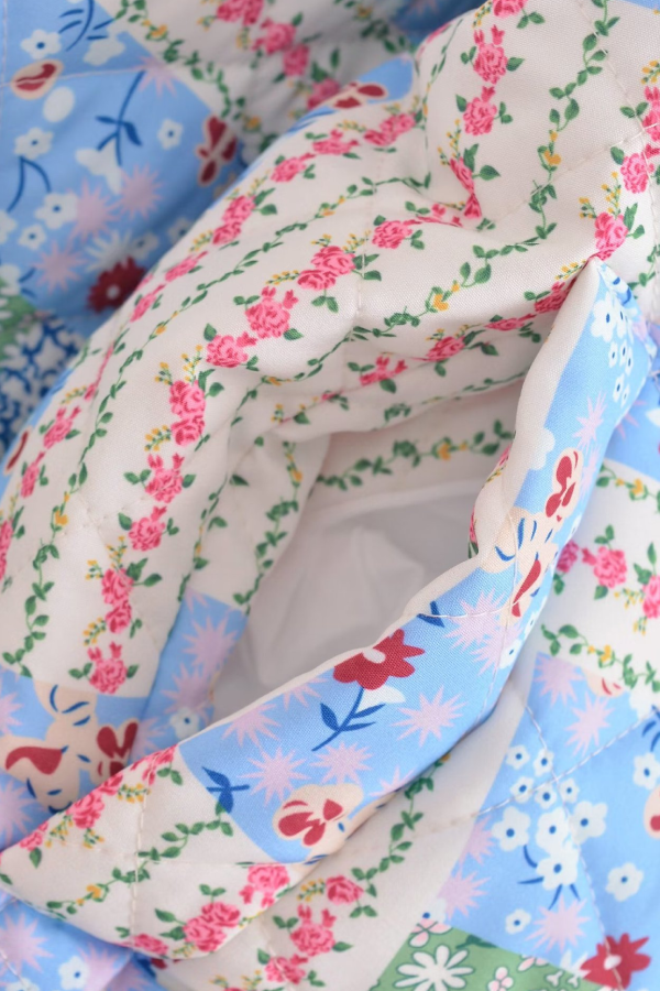 Luvik | Kohopanta Pitkähihaiset Kukka-kuvioitu Puuvillatakki