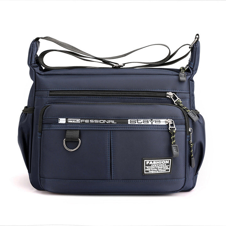 Herre messenger bag med flere lommer | Luvikno