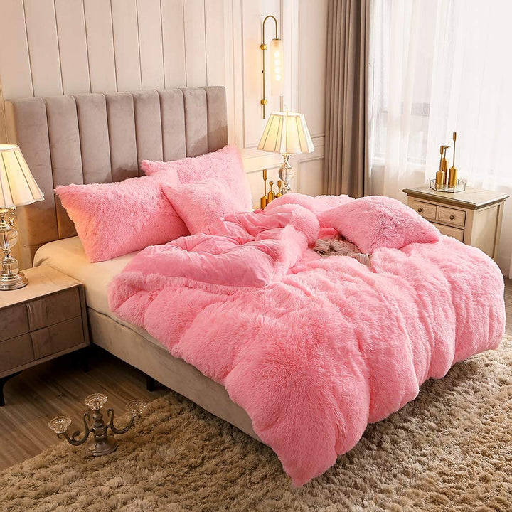 Luvikno | Ultra Soft Plush Duvet Cover Set with Zipper - Luksus & Komfort