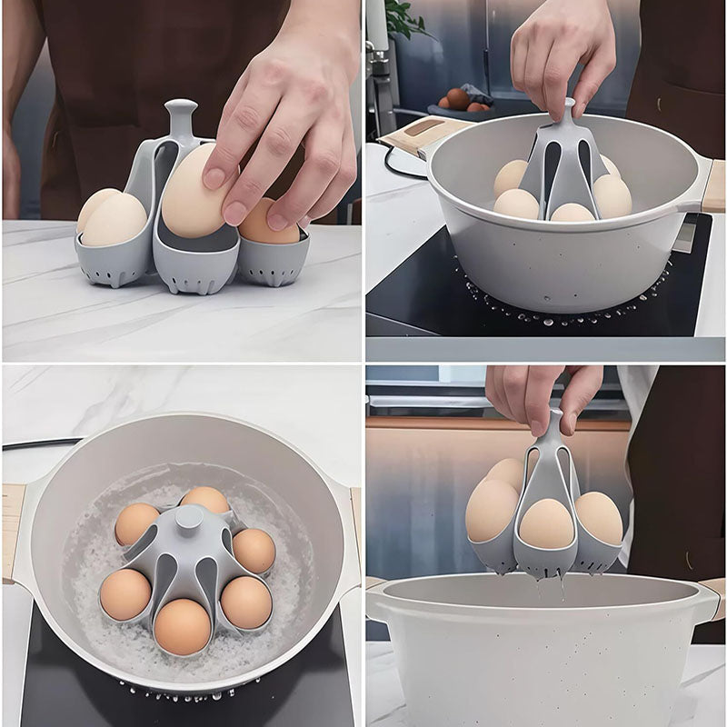 EasyPoach Silikon Egg Master — Nyt perfekt kokte egg uten stress som alle elsker | Luvikno