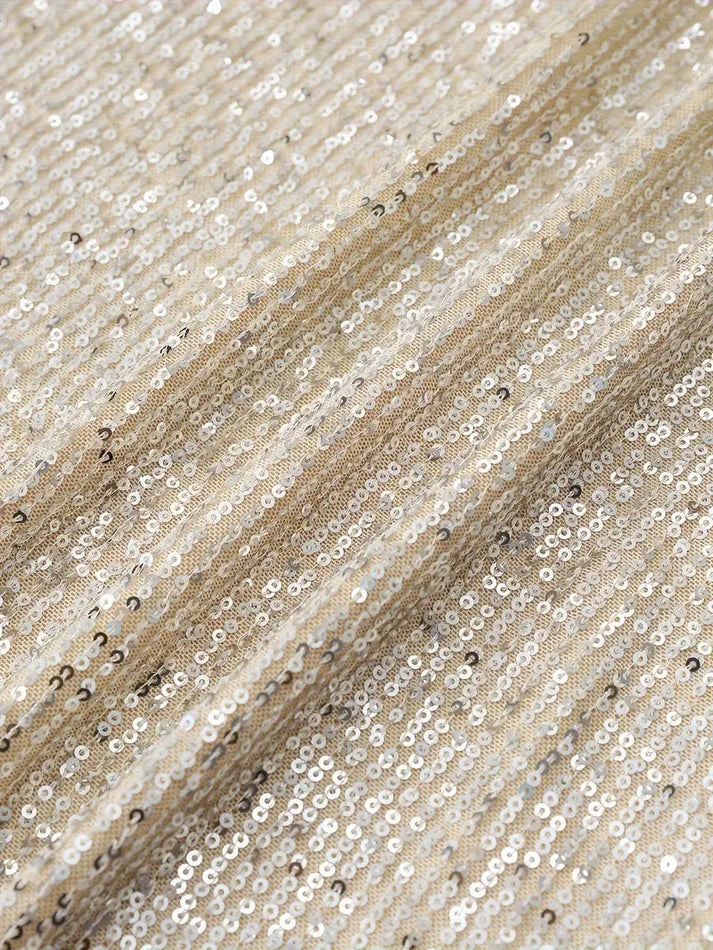 Luvik | Paljaat olkapäät helmiäispaitamallinen mini mekko