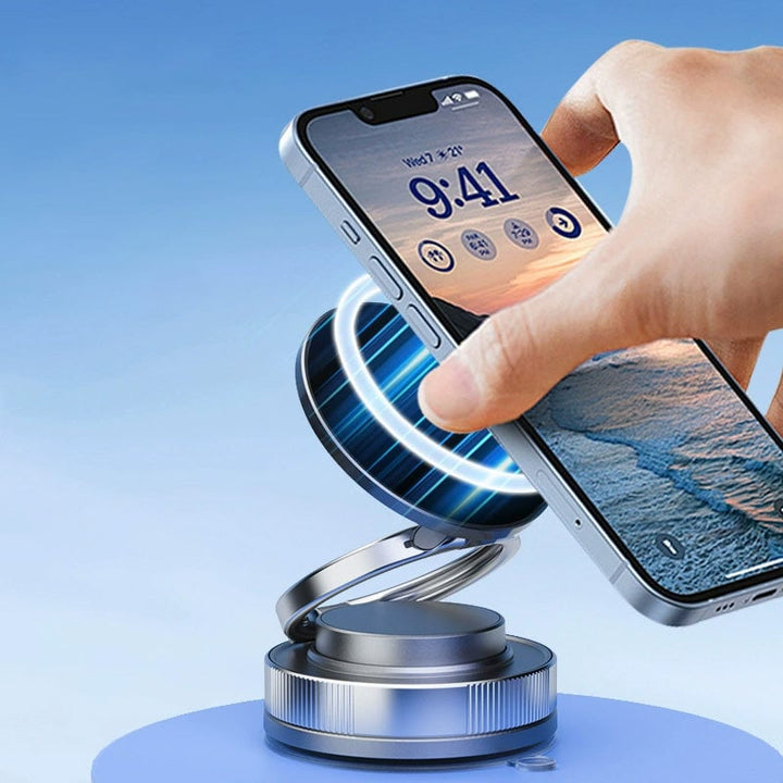 360° justerbar vakuum-magnet telefonholder | Luvikno
