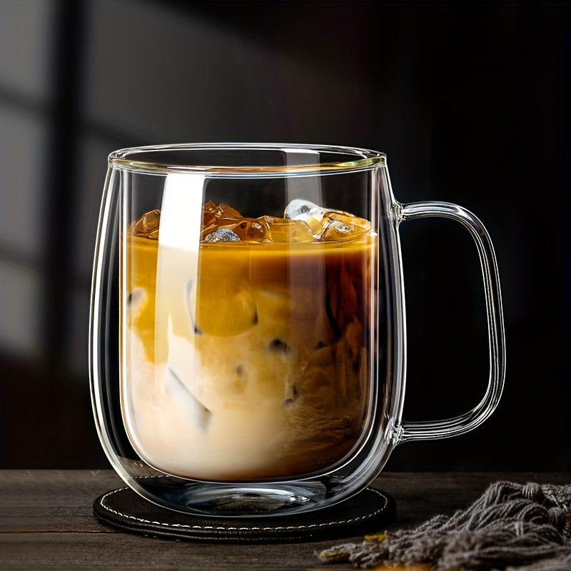 Luvikno | ThermoSip Dobbeltveggs Glasskrus – Borosilikatglass, Varmebestandig & Elegant
