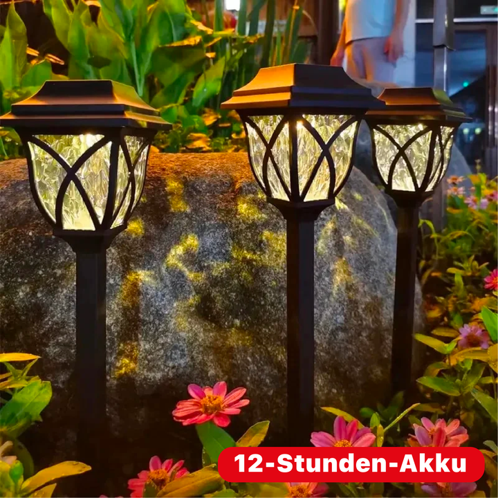 Solar LED Hage Lampe for Elegant Utendørs Atmosfære | Luvikno