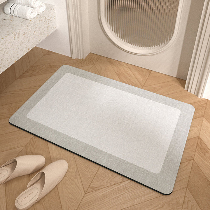 Non-Slip Minimalisme Baderomsgulvmatte - Super Absorberende, Lett å Rengjøre | Luvikno