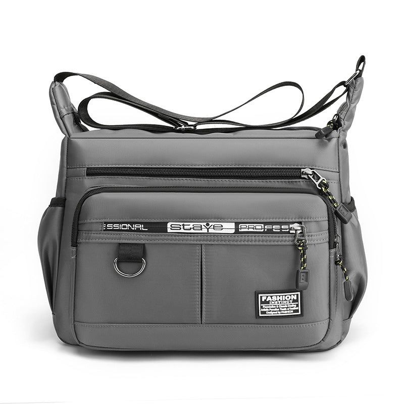 Herre messenger bag med flere lommer | Luvikno