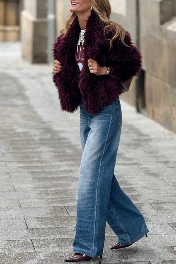 Luvik | Fuksia Hue Fleecetakki