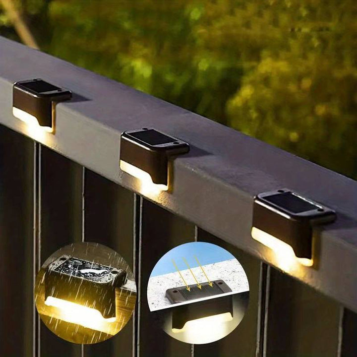 Akkuloses Solar LED Vegglamper for Forbedret Hageatmosfære | Luvikno