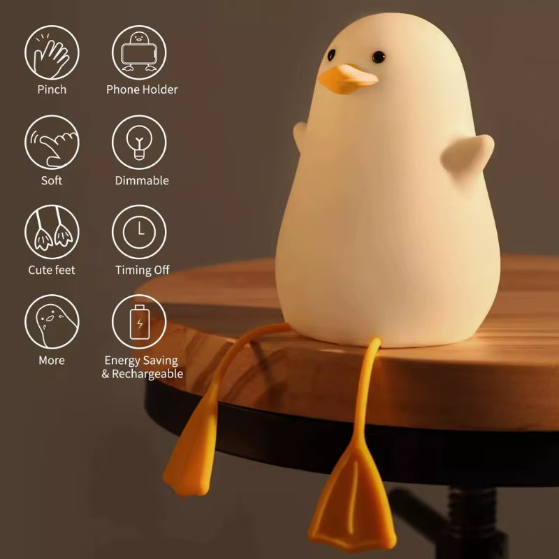 Charming Duck Soft Glow LED Skrivebord Lampe | Luvikno