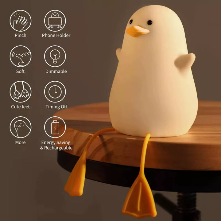Charming Duck Soft Glow LED Skrivebord Lampe | Luvikno