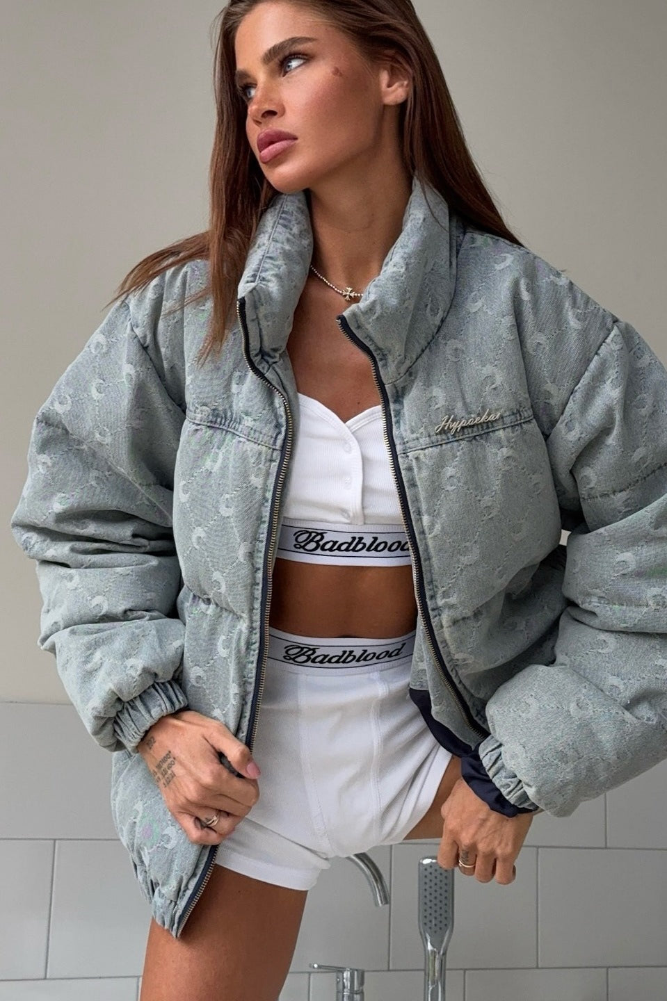 Luvik | Vasket Moon Puffer Jakke
