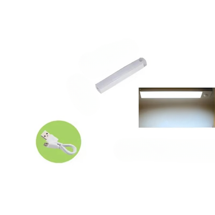 Smart Sensor LED Nattlys - Bevegelsesaktivert, Lysdempbar & Oppladbar Luvikno