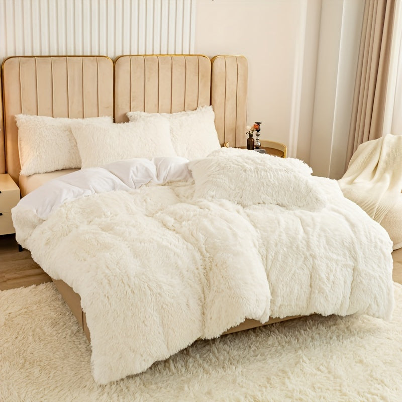 Luvikno | Ultra Soft Plush Duvet Cover Set with Zipper - Luksus & Komfort