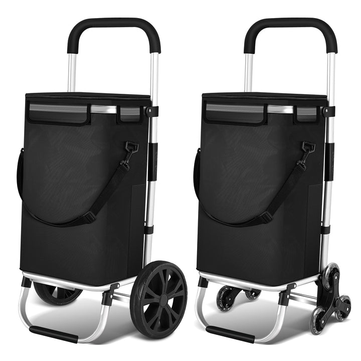 Shopping trolley shopping roller foldable 40L | Luvikno
