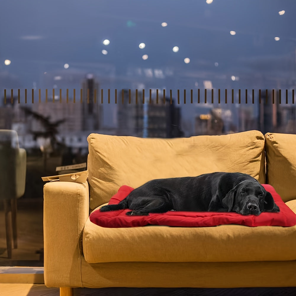 Luvikno | Folding Dog Mat TrekTail DryPad | Vanntett & Lettvektig | 90×60 cm | For Utendørs & Reiser