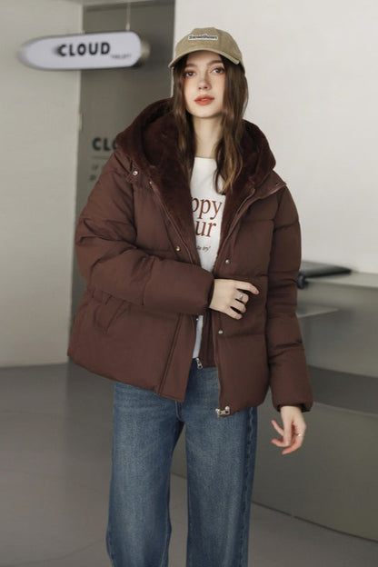 Luvik | Turkispaneeli lyhyt toppatakki