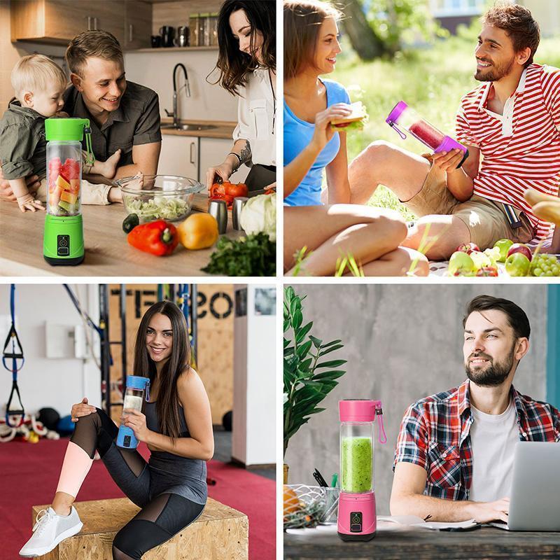 Bærbar USB Elektrisk Juicer Press | Luvikno