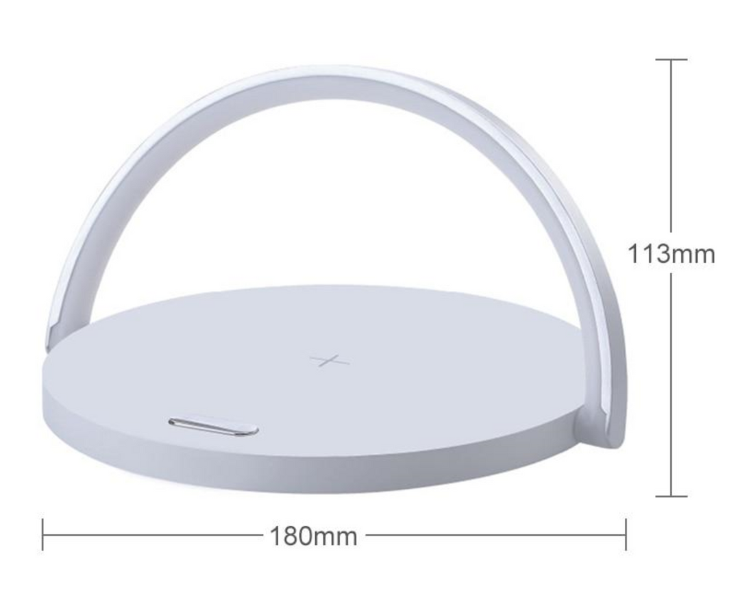 Bowlight Design™ - Stilig 3-i-1 Nattlys med Qi-lader Luvikno