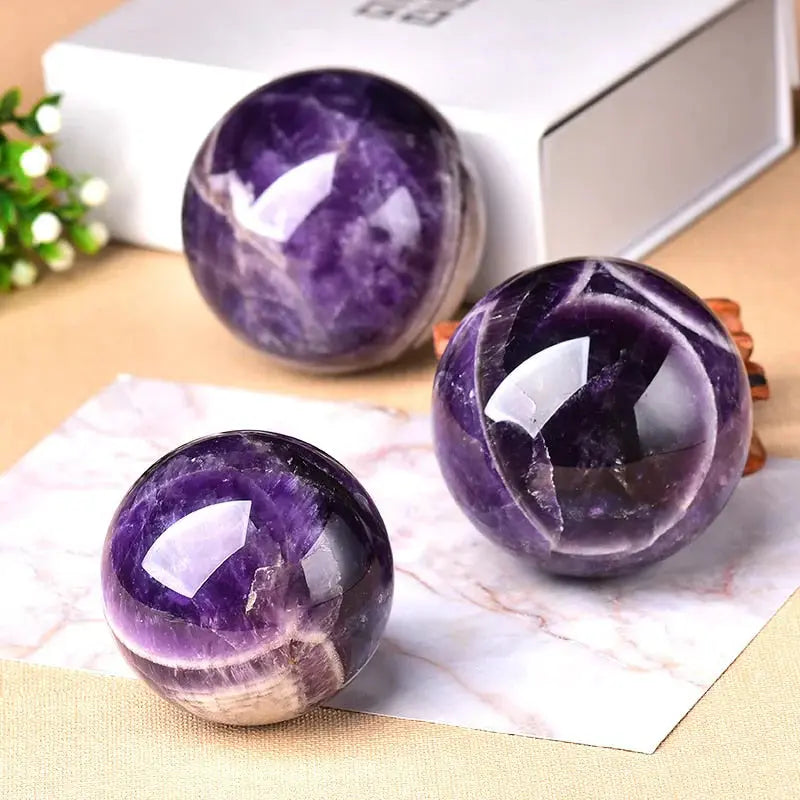 MagiSphere Amethyst Sphere — Gir rommet ditt ren eleganse og synlige følelser | Luvikno