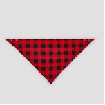 Luvik | "Christmas With My Tribe" Kuosi Valkoinen Pitkä Hiha Musta-Punainen Ruudullinen Housut Perhe Yhteensopivat Pyjamat