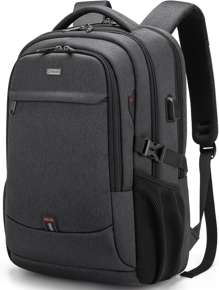 Vanntett reise laptop ryggsekk med USB-port og organisert lagring | Luvikno