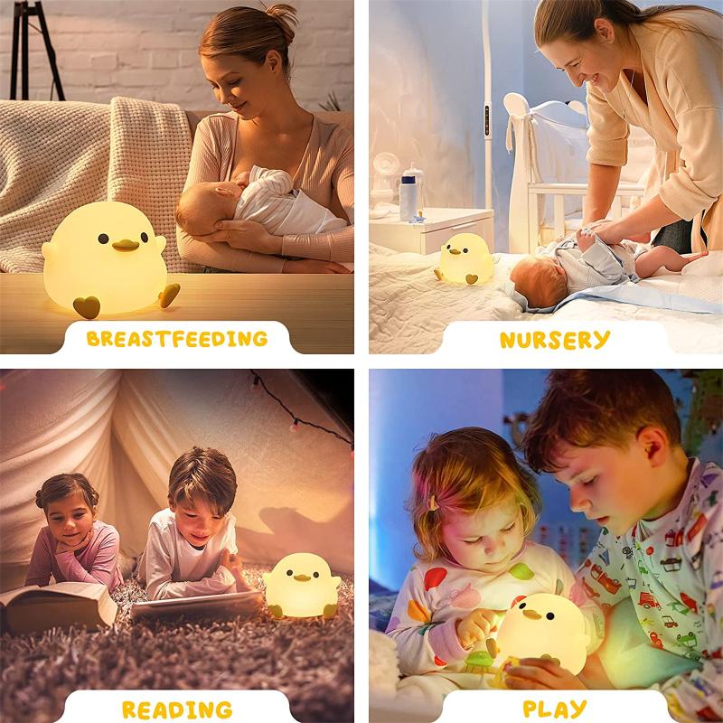 Luvikno | Ducky Buddy Lampe - Beroligende Nattlys For En Bedre Søvn For Ditt Barn