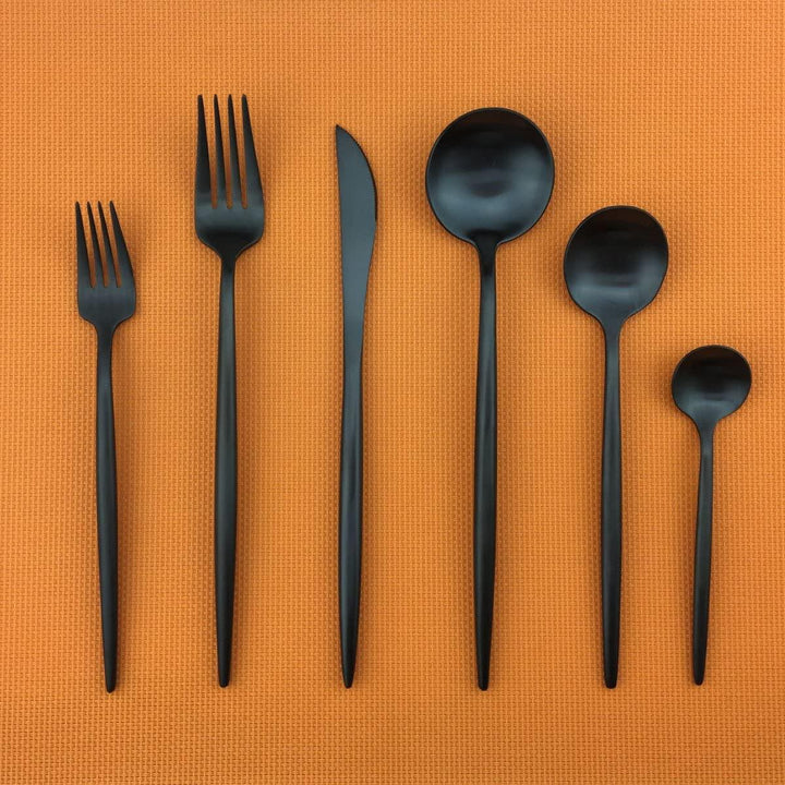 Luvikno | Minimalistisk Bestikk 36 Stykker I Rustfritt Stål: Eleganse Og Holdbarhet