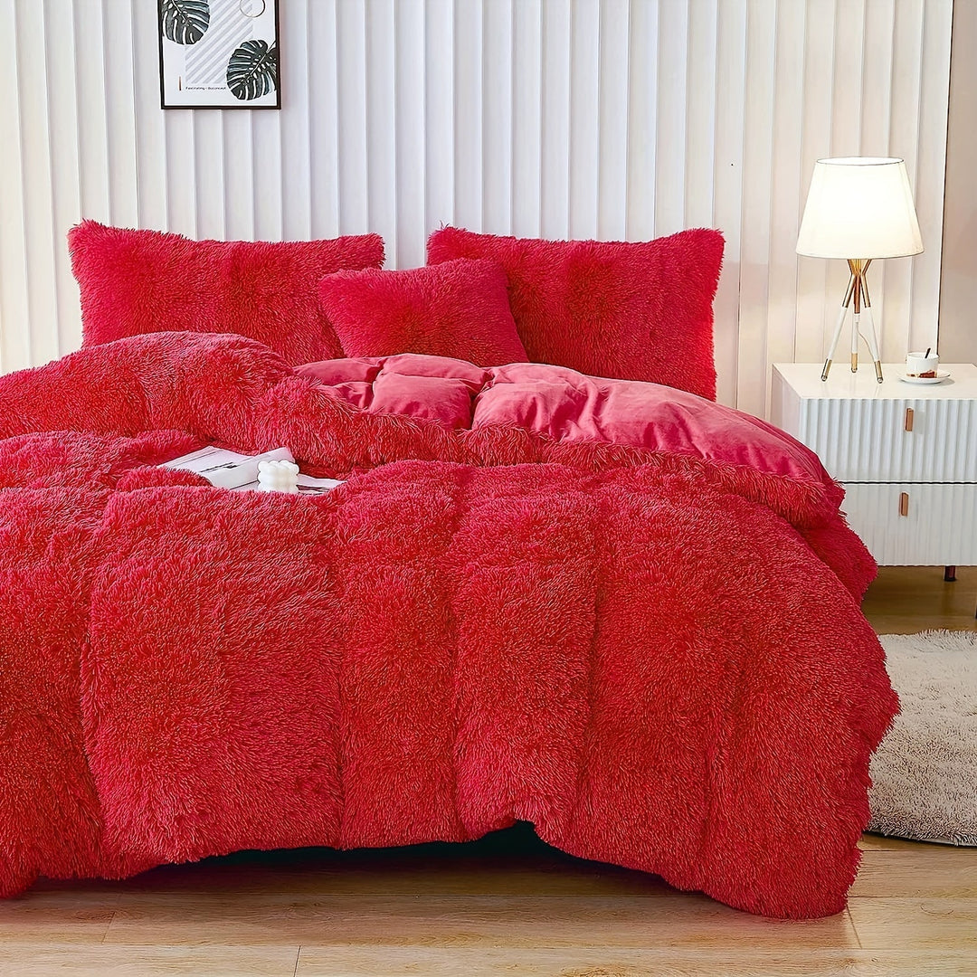 Luvikno | Ultra Soft Plush Duvet Cover Set with Zipper - Luksus & Komfort
