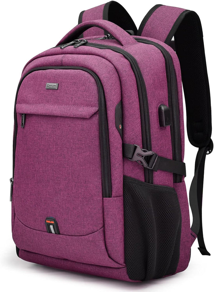 Vanntett reise laptop ryggsekk med USB-port og organisert lagring | Luvikno