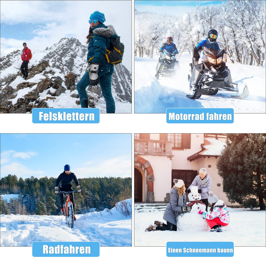 Justerbare Temp 40-55 °C Varmede Hansker | Luvikno