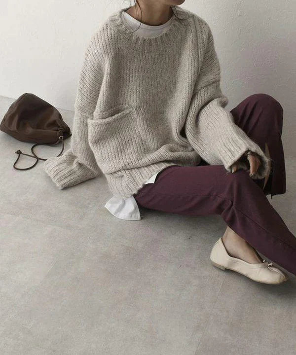 Luvik | Behagelig oversized-genser med lomme
