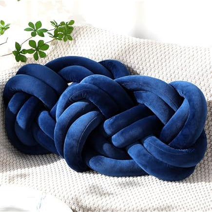 CozyPlush Set med 2 Plush Dekorative Puter – Myk Eleganse for Ditt Hjem Luvikno